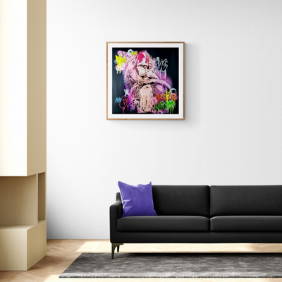 Optez pour des tableaux street art animaux dans votre décoration